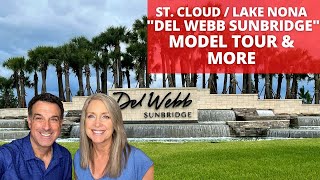 St CloudLake Nona Del Webb Sunbridge 55 plus Communities Florida New Homes Mystique Model Tour [upl. by Dylana]