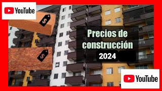 2024 actualizados precios de construcción mano de obra esto cobra el maestro [upl. by Pearce201]