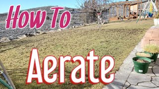 How To Aerate Your Lawn And Why Aeration Is Important [upl. by Galvin]