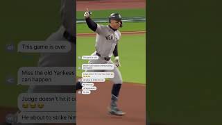 HILARIOUS Yankees Fan Text messages mlb aaronjudge alcs [upl. by Andromede]