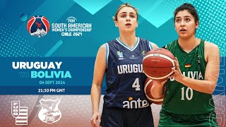 Uruguay vs Bolivia  FIBA South American Womens Championship 2024 live score update [upl. by Esten320]