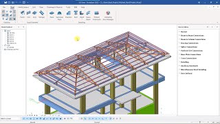 How To Design A Steel Roof with ProtaStructure Suite [upl. by Nylatsirk13]