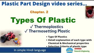 2 Type of Plastic  Thermoplastic amp Thermosetting  Detail explanation [upl. by Nohsid569]