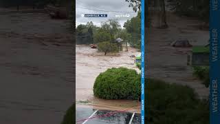 House Swept Away in Severe Tunnel Road Flooding [upl. by Odraude413]