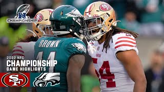 San Francisco 49ers vs Philadelphia Eagles  2023 NFC Conference Championship Game Highlights [upl. by Suiradel450]