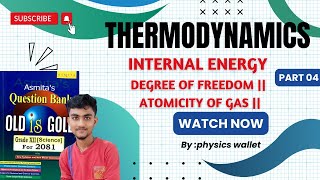 Thermodynamics Class 12  Part 04  internalenergy Mono Dia amp Polyatomic Gas  neb physics [upl. by Beryl]