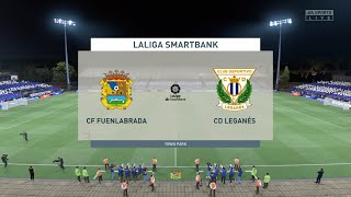 Fuenlabrada vs Leganes 10102021 La Liga SmartBank FIFA 22 [upl. by Oribella]