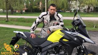 Suzuki VStrom 650 XT 2017 teszt  Onroadhu [upl. by Steffin]