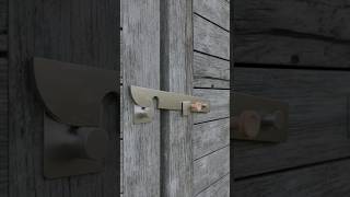 Automatic Sliding Door Lock shorts 3d animation asmr satisfying [upl. by Arais]