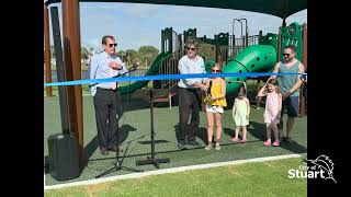 Poppleton Creek Playground Ribbon Cutting [upl. by Ahseki920]