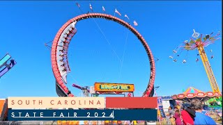 4K SOUTH CAROLINA STATE FAIR 2024 P3 [upl. by Yrovi]