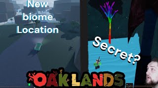 Snow Biome Location and secret area oaklands clickbate [upl. by Cardwell]