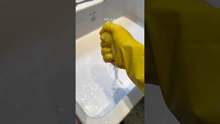 Sink clean 🧽🫧 cleantok sink asmr satisfying aesthetic scrub cleaning asmrsoundviral fyp [upl. by Calbert]