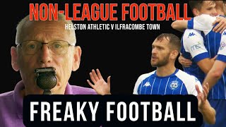 NON LEAGUE FOOTBALL HELSTON ATHLETIC V ILFRACOMBE TOWN [upl. by Hanaj]