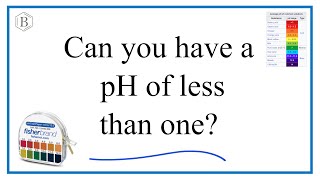 Can You Have a pH less than one [upl. by Aikmat]