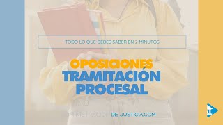 Oposiciones Tramitación Procesal 2024 🧑‍⚖️ Todo lo que debes saber [upl. by Ihsakat]