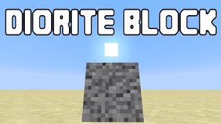 How To Make Diorite and Polished Diorite  Minecraft 18 [upl. by Akihsan319]