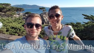 USA Westküste in 5 Minuten  Reiseführer  Der beste Roadtrip [upl. by Lil866]