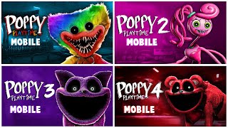 Poppy Playtime Chapter 1 2 3 amp 4 Mobile Full Gameplay Walkthrough  Poppy Playtime 4 Mobile [upl. by Ardine]