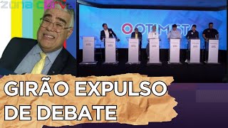 SÓ APRONTA senador Eduardo Girão foi expulso do debate de candidatos à prefeitura de Fortaleza [upl. by Anirahs]