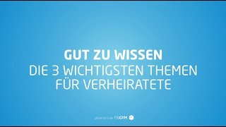 Einkommensteuer Die 3 wichtigsten Themen für Verheiratete [upl. by Remos]