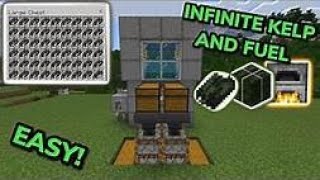 SUPER EASY KELP XP FARM TUTORIAL  Minecraft [upl. by Yumuk]