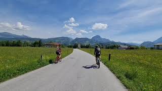 AlpeAdria bicycle route  day 1 video 2 [upl. by Bonns727]