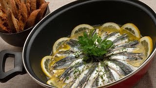 Receta de anchoas al limón  Karlos Arguiñano [upl. by Primo301]