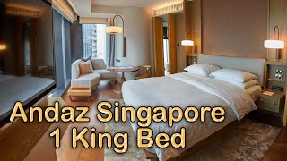 Andaz Singapore 1 King Bed [upl. by Olecram]