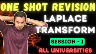 LAPLACE TRANSFORM  ONE SHOT REVISION  ENGINEERING MATHS  MATHS 3  SAURABH DAHIVADKAR [upl. by Kceb141]