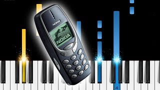 Nokia 3310 Ringtones  Piano Tutorial [upl. by Annaoy]