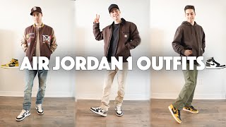 6 Fall Air Jordan 1 Outfit Ideas 🍁 How to Style [upl. by Arelc18]