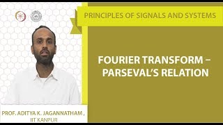 Fourier Transform – Parseval’s Relation [upl. by Anyd]