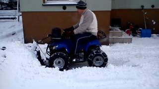 quad 125 odśnieżanie cz1 [upl. by Norword]