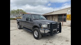 2002 FORD F250 LARIAT COLD START AND WALK AROUND NICE TRUCK HARDER AND HARDER TO FIND [upl. by Tudela874]