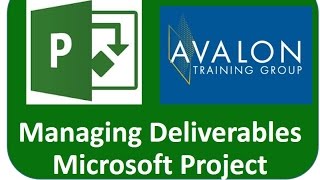 Microsoft Project Deliverables [upl. by Lucky]