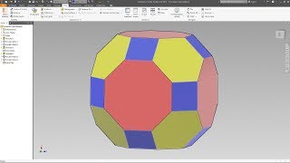 Truncated Cuboctahedron  Autodesk Inventor [upl. by Ligriv]