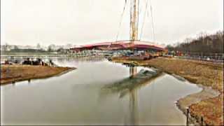 Timelapse of Bridge at Eton Dorney London 2012 Paralympic Rowing Venue [upl. by Loma]