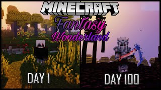 I Survived 100 Days in a Fantasy World In Minecraft Heres What Happened [upl. by Titania]