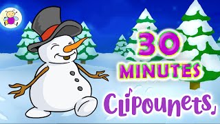 Vive le vent  30 minutes de comptines et chansons de noël [upl. by Yeldarb616]