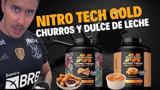 NITRO TECH WHEY GOLD CHURROS Y DULCE DE LECHE VALE LA PENA [upl. by Cutcheon]