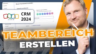 Zoho CRM 2024 Teambereiche erstellen [upl. by Notsew]