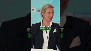 🚨Es ist undemokratisch 🇩🇪✨ abschiebungen flüchtlingspolitik aliceweidel afd ltw [upl. by Nomyt]