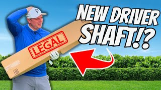 I Thought It Was A SCAM… But I Gained    Yards With This NEW DRIVER SHAFT [upl. by Ettenig]