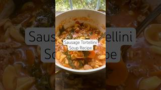 Creamy Sausage Tortellini Soup Recipe Quick amp Easy [upl. by Aihsinat]