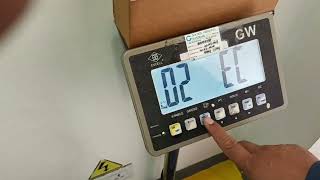 EXCELL calibration of Electronic balance Capacity 60kg [upl. by Theresa]