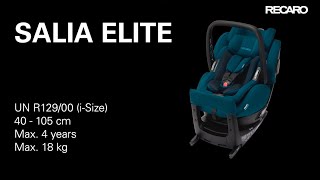 Product feature video Why choosing RECARO Salia Elite [upl. by Enyawad842]