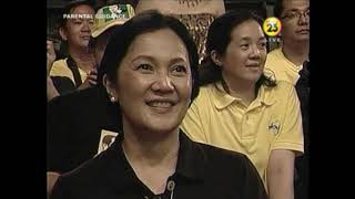 Aquino sings Watch What Happens Estudyante Blues at party [upl. by Hardi]