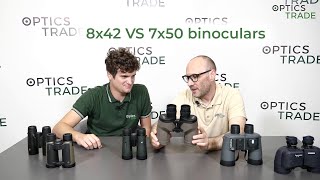 8x42 VS 7x50 binoculars  Optics Trade Debates [upl. by Renick]