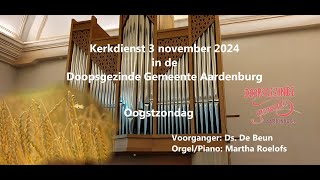 Kerkdienst 3 november 2024 [upl. by Isolde]